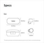 E18 Bluetooth headset-White