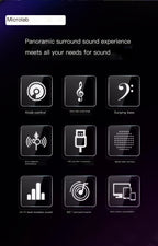 M-T11 Bluetooth wired speaker-Black