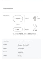 M1 Bluetooth headset-Black