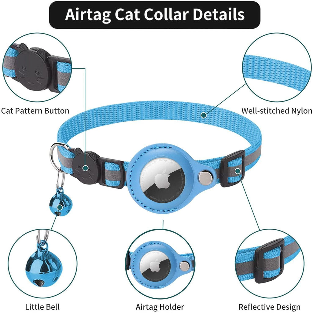 Pet positioning neck collar-Blue