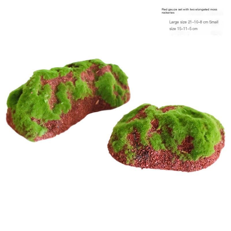 SimulatedRedSilkLargeFloatingStone