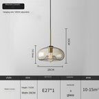 Transparent Longan Pendant Light for Dining Room - Without Light Source