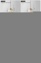 Transparent Peach Pendant Light for Dining Room - Without Light Source