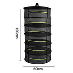 Drying Net, Foldable Mesh Hydroponic Drying Rack Drying Net for Herbs