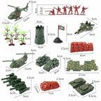270 pcs Military Model Toy Soldiers Army Men Figures and Accessories Toy - Perfect