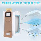 12 Vacuum Cleaner Bags for Roborock S7 S7 Plus S7 Max T7s T7s Plus, Replace-Xin