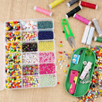 18-Compartment Snack Box, 2 Pieces Snack Plates with Lids for Candy, Nuts, Snacks, Adjustable Plastic Storage Box for Jewelry, Transparent Sorting Boxes 18 compartments-2 pieces