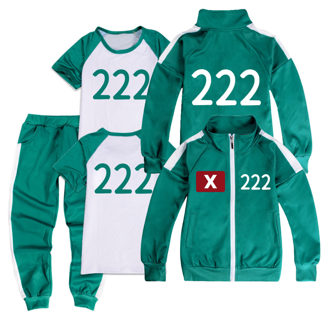 Squid Game, sportswear, complete set with rope 230 140