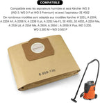 10-pack vacuum cleaner bags for Karcher 6.959-130.0 filter bags A 2201/2204/2504