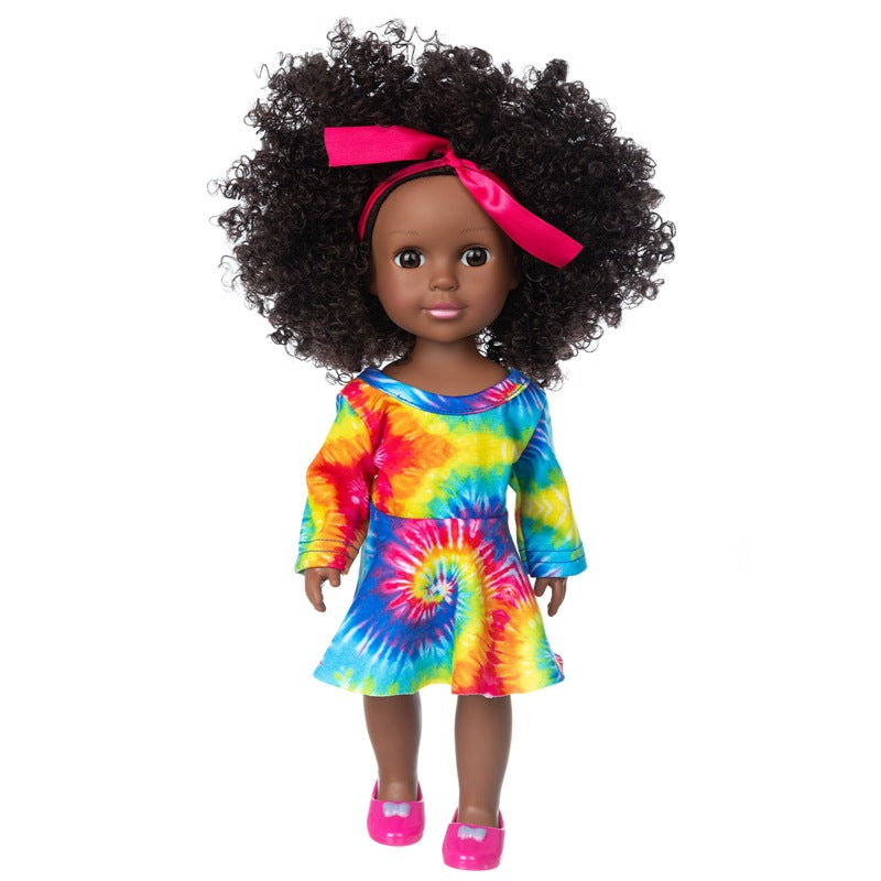 African Black Doll 35CM - Multicolor