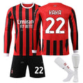 AC Milan Kids Home Kit 2024-2025 Autumn & Winter No. 22 Socks 3XL KAKA No 11 socks 3XL