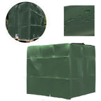 Water Tank Cover, IBC Tank Cover for 1000L Tank, Water Tank Container Protective Cover, Dustproof Anti-UV Anti-Rain, 120x100x116cm (Green)