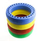 For Xiaomi electric scooter color solid tire multi-color honeycomb tire hollow airless tire M365 explosion-proof solid tire bl\\u00e5