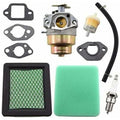 GCV 190 Carburetor with Spark Plug Fuel Line for Honda GCV190 GCv160 Engine Fits Lawn Mower 16100-z0y-m42..DEBUNS