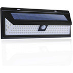 Solar Wall Light - 118 LED Solar Lamp 1000 Lumen Wall Light PIR Motion Sensor IP65 Waterproof Outdoor Garden..DEBUNS