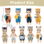 Sonny Angel HIPPERS - Original Mini Figure, Limited Edition, Sealed Blind Box - Cat Life Series 9pc #8