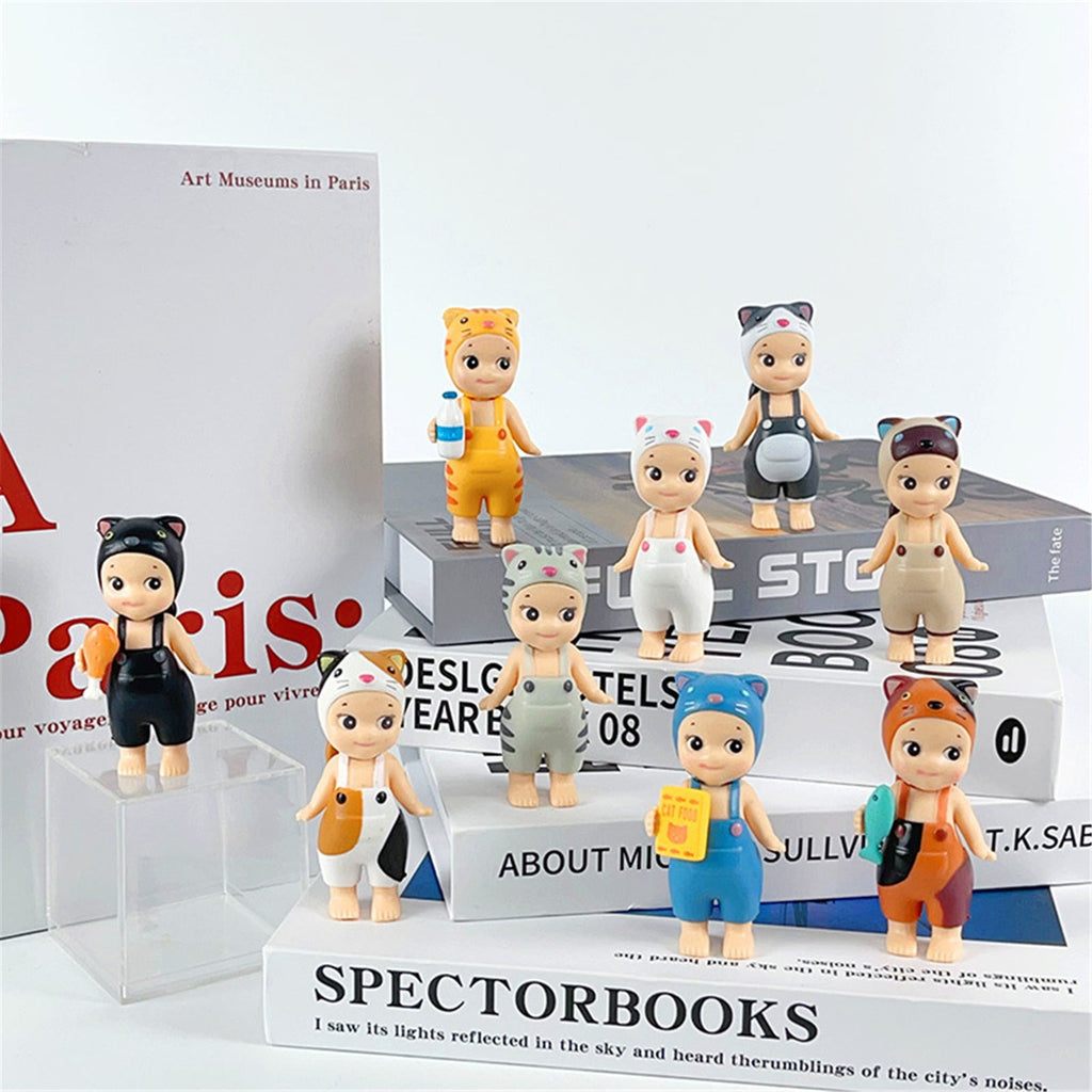 Sonny Angel HIPPERS - Original Mini Figure, Limited Edition, Sealed Blind Box - Cat Life Series 9pc #8