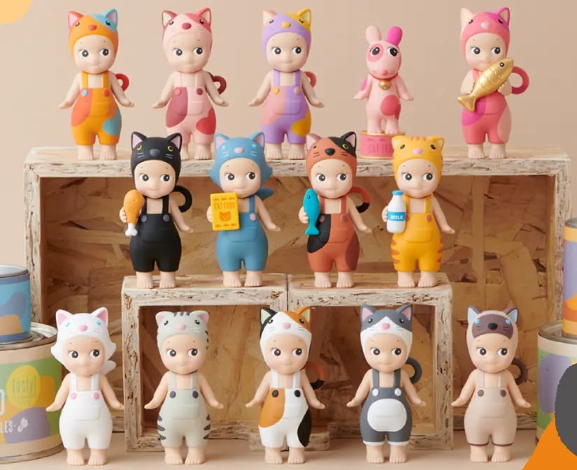 Sonny Angel HIPPERS - Original Mini Figure, Limited Edition, Sealed Blind Box - Cat Life Series 9pc #8