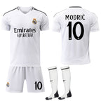 Real Madrid Home Shirt Kids & Adults Football Shirt With Socks No.10 Modric 2024-2025 No.10 Modric XXL
