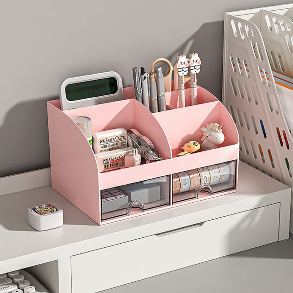 Desktop Storage Box White/Blue/Pink Paper Boxes Type Other Blue