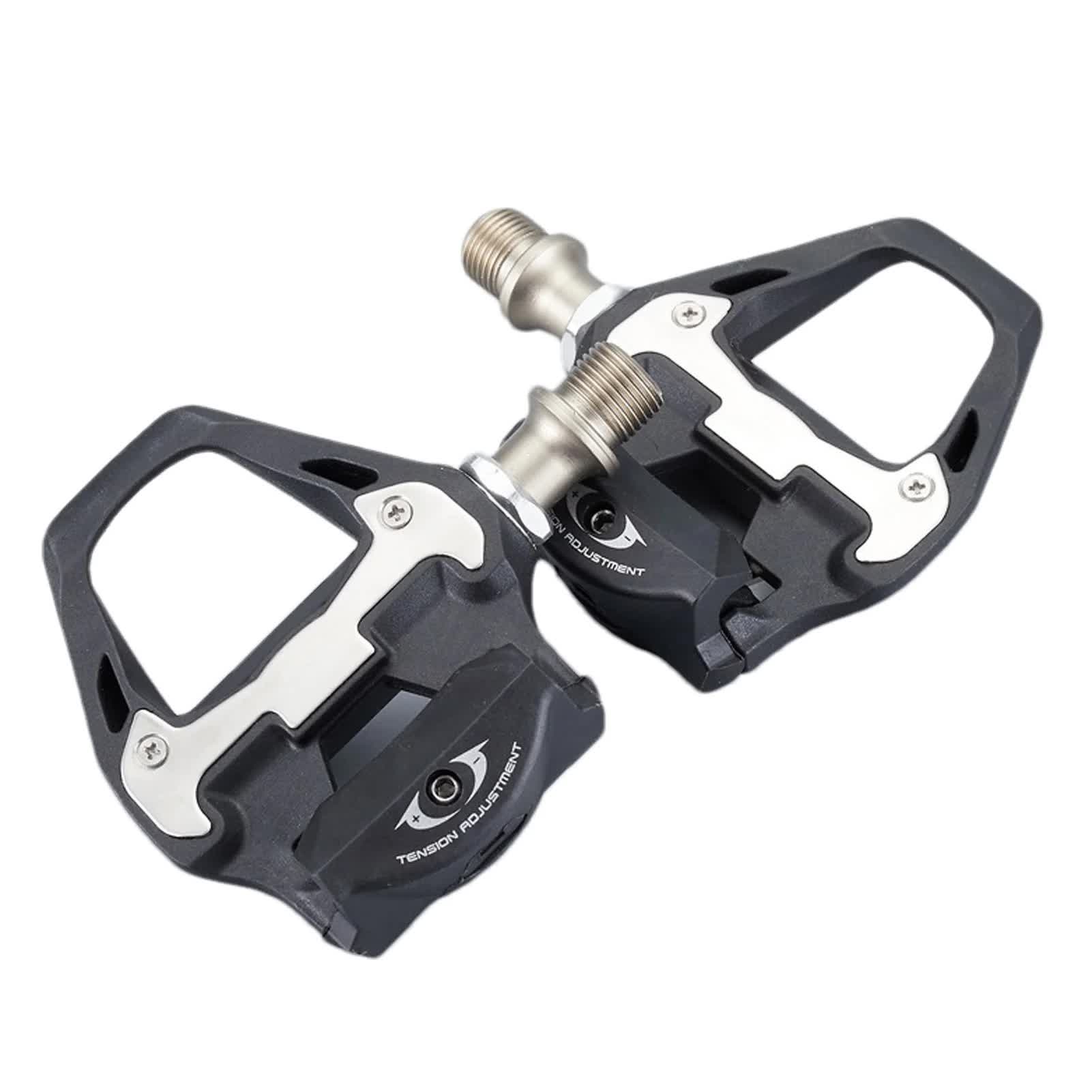 Compatible Shimano Ultegra R8000 SPD-SL Clipless Pedals with SM-SH11 Cleats black