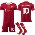 2024-2025 Liverpool Home Kids Adult Football Shirt With Socks No.10 MAC ALLISTER No.10 MAC ALLISTER XXL