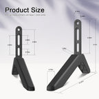 Universal TV Stand with Screws - Easy Installation - Tabletop Stand for Vizio, Samsung, LG, TCL, Hisense