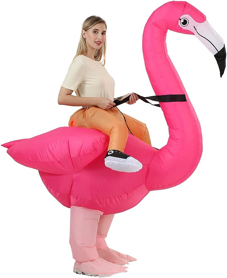 Flamingo Costume for Adults, Inflatable Flamingo Costume, Inflatable Costumes for Adults, Inflatable Costumes for Halloween