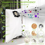 10 pcs vacuum cleaner bags compatible with Kärcher vacuum cleaners wd4 wd5 wd6 mv4 mv5 mv6