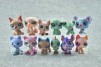 24 pcs Littlest Pet Shop Large Pack Pets LPS Dogs Cats Monkeys Bears Lions Toy