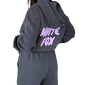 Warm sweater 2- set letter VOL.3 WHITE Fox New Top Hoodies Dark gray Dark gray S#