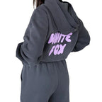 Warm sweater 2- set letter VOL.3 WHITE Fox New Top Hoodies Dark gray Dark gray S#