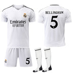 Summer Sale Real Madrid Home Shirt Kids & Adults 2024-2025 with Socks No.5 Bellingham No.5 Bellingham No.5 Bellingham No.5 Bellingham No.5 Bellingham No.5 Bellingham XL