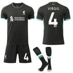 Liverpool Away Football Shirt Kids/Adult Kit No.4 Virgil 24-25 No.4 Virgil XXL