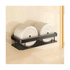 2pcs Bathroom Shelf No Drilling Wall Mount Corner Shelf Shower Storage Bracket Toilet Makeup Organization