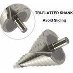 HSS Step Drill Ø 6-60mm - Spiral Large Cone Drill for Metal, Wood, Plastic