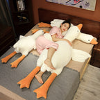 Giant White Goose Stuffed Animal Duck Plush Pillow 160cm
