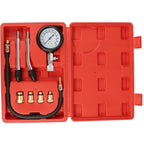 Compression Tester Kit for Vehicles, Compatible with Motorcycle, Car, Outboard, Chainsaw, Snowmobile, Gasoline Engine