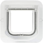 Cat Mate cat flap, white, comfortable for cats to get in and out