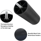 Plastic Sofa Legs, 4-Pack Replacement Sofa Legs Furniture Legs with Mounting Plates—yux