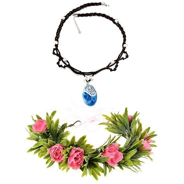 Princess Vaiana Cosplay for Girls Halloween Masquerade Carnival Party Costume Complete Set Full Set 160
