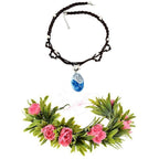 Princess Vaiana Cosplay for Girls Halloween Masquerade Carnival Party Costume Complete Set Full Set 160