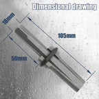 Wedge molds/Stone wedge for stone cracking 18 mm 5-pack