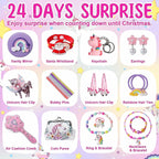 Advent Calendar for Girls - Unicorn Gifts for Girls Advent Calendar 24 Days Surprise Gifts Best Gifts for Daughters, Granddaughters