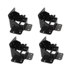 pcs Folding Table Hinge Furniture Leg Hinge Self-Locking Hinge Foldable Support Hinge Black M