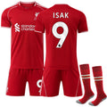 2526 Liverpool Home Kids Adult Football Shirt Kit No.9 Isak No.9 Isak adult XS