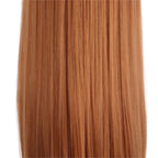 Hairdressing Mannequin Head Light Brown Hair Braid Styling Training Doll Head (with Makeup)