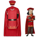 Lord Farquaad Cosplay Costume for Adults and Children Halloween Carnival Costume Set-Perfect M-max M