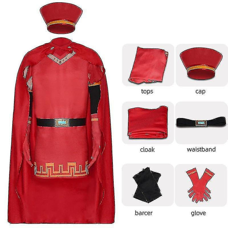 Lord Farquaad Cosplay Costume for Adults and Children Halloween Carnival Costume Set-Perfect M-max M