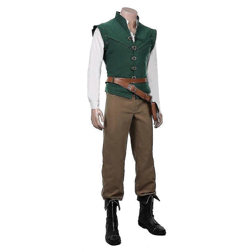 Rapunzel Flynn Rider Adult Costumes for Halloween Cosplay - Perfect M-max M